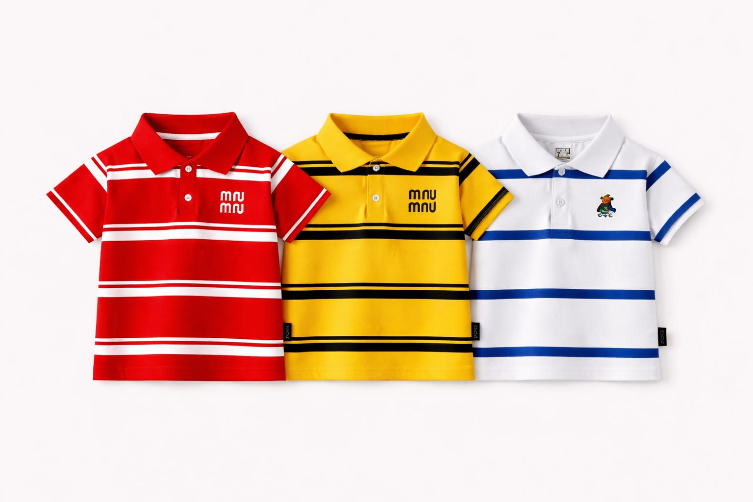 premium quality boys polo 3pice combo set