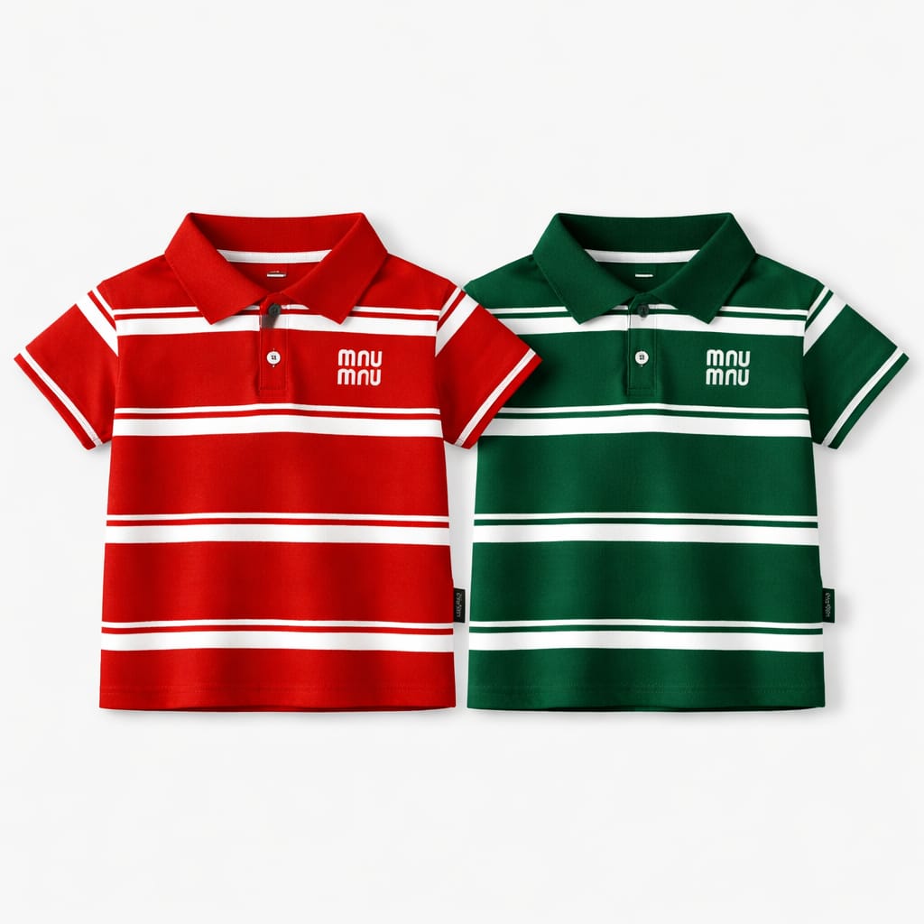 premium quality boys polo 2pice combo set