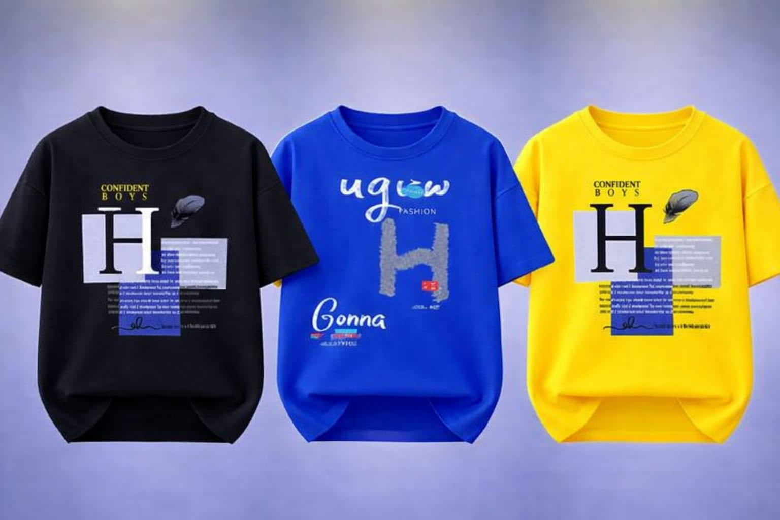 premium quality boys t-shirt 3pice combo set