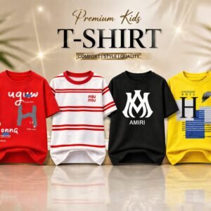 premium quality boys T_shirt 4 pice combo set…..