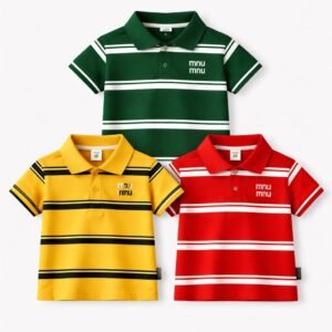 premium quality boys polo 3pice combo set…..