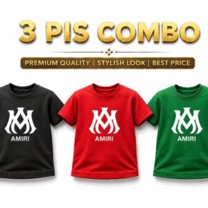 premium quality boys T_shirt 3 pice combo set…..