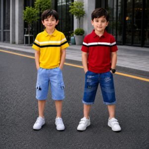 premium quality boys Tshirt sat 2pice combo