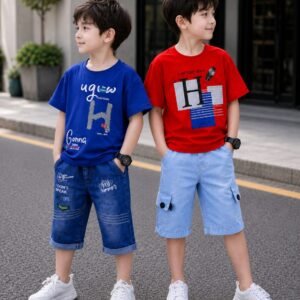 premium quality boys Tshirt sat 2pice combo
