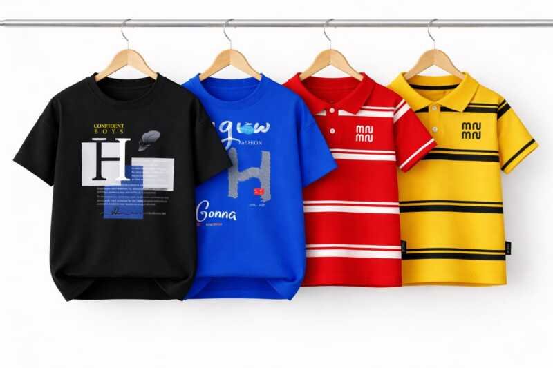 premium quality boys polo 4pice combo set…..