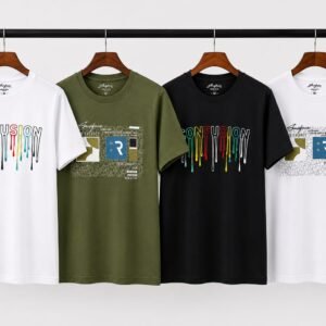 Mens Summer Premium ,Cotton T-shirt 4.Piece Combo offer