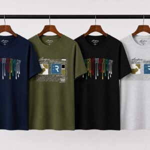 Mens Summer Premium ,Cotton T-shirt 4.Piece Combo offer