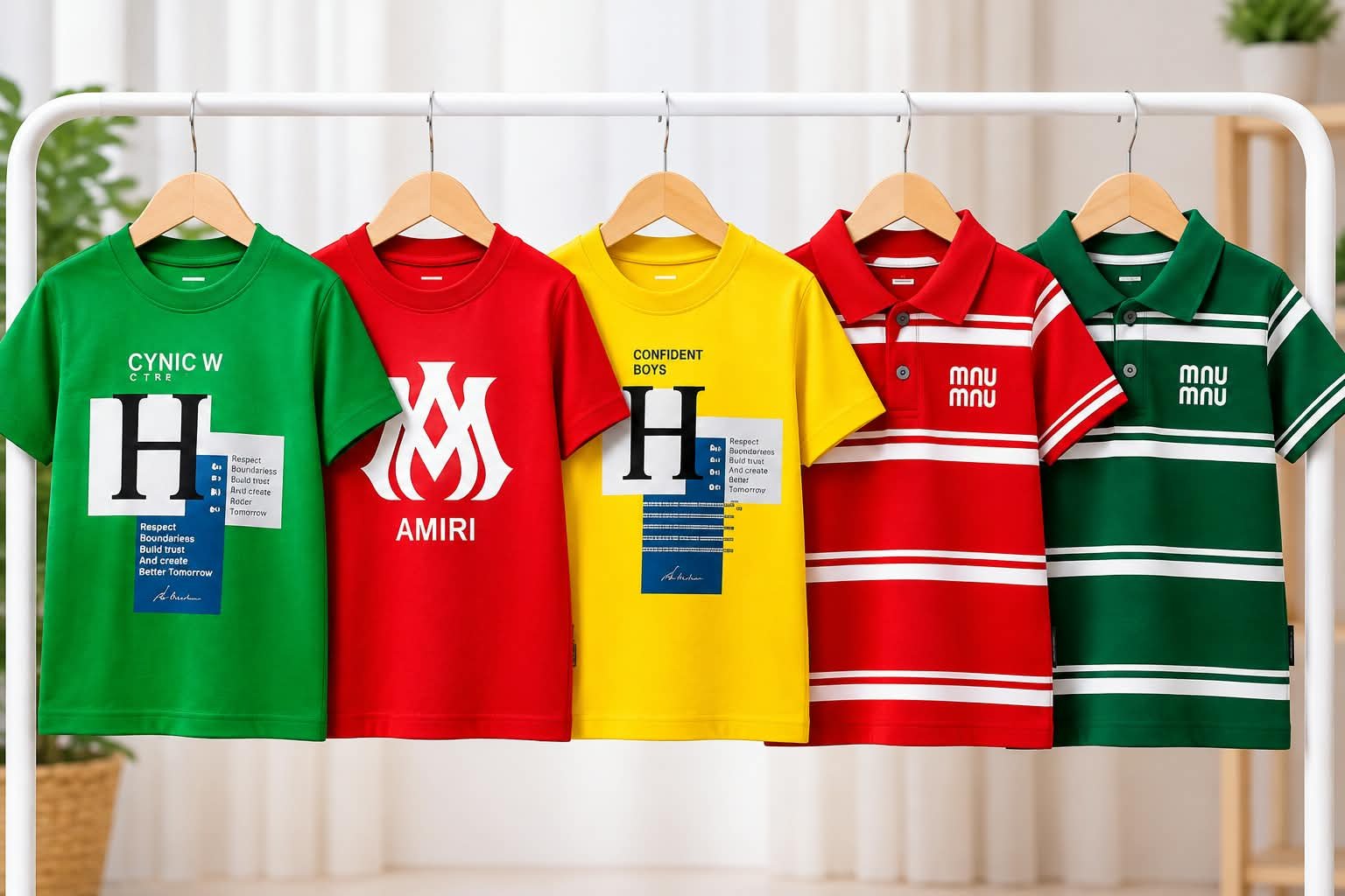 premium quality boys T_shirt 5 pice combo set…