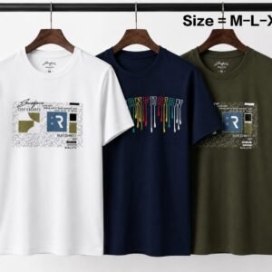 Mens Summer Premium ,Cotton T-shirt 3.Piece Combo offer