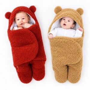 Premium Cute Cotton baby swaddle Blanket 2.Piece Combo