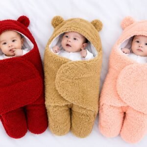 Premium Cute Cotton baby swaddle Blanket 3.Piece Combo